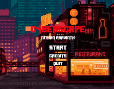 Cyberscape 2D Runner Game