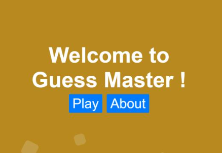 Guess Master Web Game